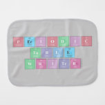 Periodic
 Table
 Writer  Burp Cloth