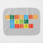 Periodic
 Table
 Writer  Burp Cloth