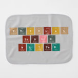 Periodic
 Table
 Writer  Burp Cloth
