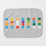 A B C D E F G
 H I J K L M N
 O P Q R S T U
 V W X Y Z ! ?  Burp Cloth