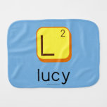 
 L
 lucy  Burp Cloth