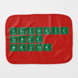 Periodic
 Table
 Writer  Burp Cloth