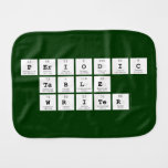 Periodic
 Table
 Writer  Burp Cloth