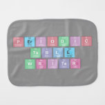 Periodic
 Table
 Writer  Burp Cloth