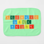 Periodic
 Table
 Writer  Burp Cloth