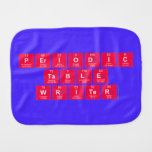 Periodic
 Table
 Writer  Burp Cloth