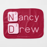 Nancy
 Drew  Burp Cloth