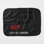 ---sshhhh! FLORAMAE    VASAY   Burp Cloth