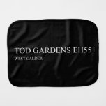 TOD GARDENS  Burp Cloth