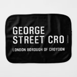 George  Street  Burp Cloth