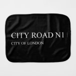 city road  Burp Cloth
