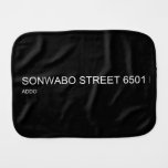 SONWABO STREET  Burp Cloth