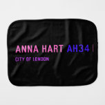 Anna Hart  Burp Cloth