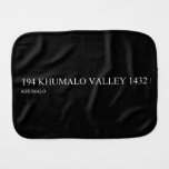 194 KHUMALO VALLEY  Burp Cloth