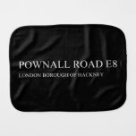 POWNALL ROAD  Burp Cloth