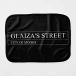 Glaiza's Street  Burp Cloth