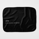 I LOVE KIA MIA THOMPSON    Burp Cloth