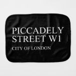 piccadely Street  Burp Cloth