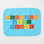 Periodic
 Table
 Writer  Burp Cloth