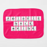 Periodic
 Table
 Writer  Burp Cloth