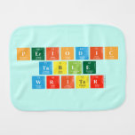 Periodic
 Table
 Writer  Burp Cloth