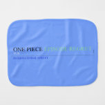 one piece  Burp Cloth