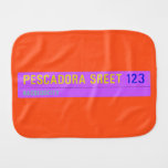 pescadora sreet  Burp Cloth