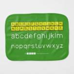 ABCDEFGHIJKLM
 NOPQSTUVWXYZ
 abcdefghijklm
 nopqrstuvwxyz  Burp Cloth