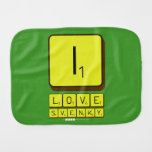 i
 love 
 svenky  Burp Cloth