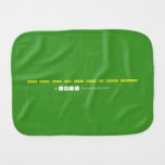 Hope keep calm and stay with me kaddu forever  Burp Cloth