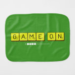 Game On  Burp Cloth