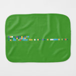 CAN'T KEEP CALM
 THE COUNTDOWN 
 TO MY BIRTHDAY HAS JUST BEGUN 14DAYS LEFT  Burp Cloth