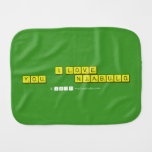 I LOVE YOU           NJABULO  Burp Cloth