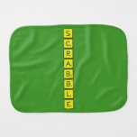 S
 C
 R
 A
 B
 B
 L
 E  Burp Cloth