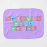 Periodic
 Table
 Writer  Burp Cloth