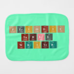 Periodic
 Table
 Writer  Burp Cloth