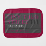 Tiny Thug Street  Burp Cloth