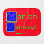 Marion
 Janssen  Burp Cloth