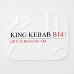 King Kebab  Burp Cloth