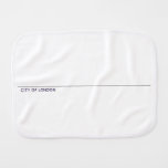 STHEMBISO MKHIZE STREET  Burp Cloth