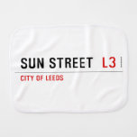 Sun Street   Burp Cloth