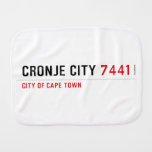 Cronje City  Burp Cloth