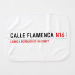 Calle Flamenca  Burp Cloth