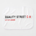Quality Street  Burp Cloth