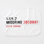 1-59-7  MIDORINO  Burp Cloth