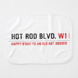 Hot Rod Blvd.  Burp Cloth