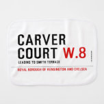 CARVER COURT  Burp Cloth