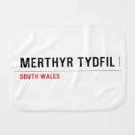 Merthyr Tydfil  Burp Cloth