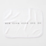 Never gonna give you up  Burp Cloth