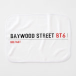 Baywood Street  Burp Cloth